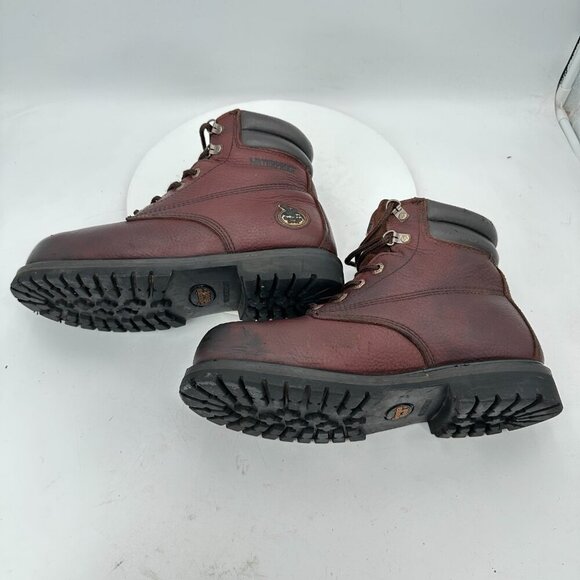 Georgia Boot 6" Men Size 9.5M G6174 Brown Oiler Steel Toe Waterproof Work Boot - Picture 7 of 11